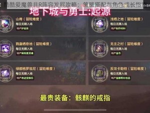 酷酷爱魔兽非R阵容发展攻略：策略搭配与角色成长指南