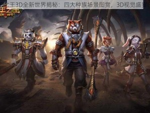 万王之王3D全新世界揭秘：四大种族场景图赏，3D视觉盛宴欣赏