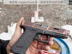 俄罗斯 copperhead 是一款新型军用轻武器