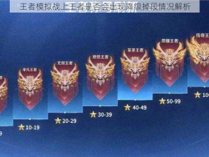 王者模拟战上王者是否会出现降级掉段情况解析