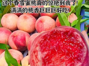 水蜜桃一品二品，多汁香甜，口感细腻，营养丰富