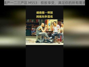 精产一二三产区 M553：极致享受，满足你的所有需求