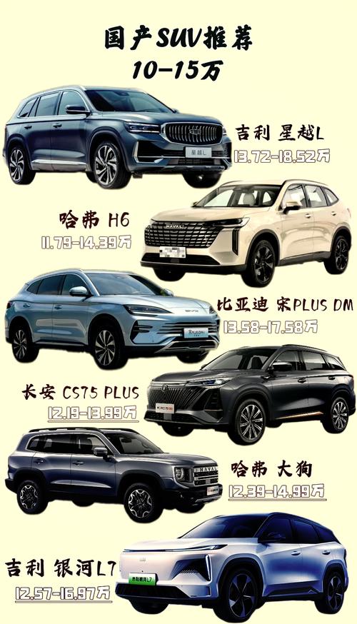 国产 SUV 精二区，高品质、大空间，家庭出行的最佳选择