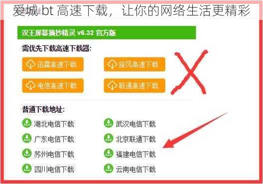 爱城 bt 高速下载，让你的网络生活更精彩