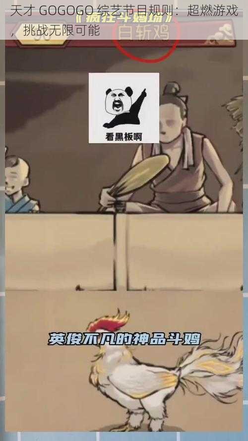 天才 GOGOGO 综艺节目规则：超燃游戏，挑战无限可能