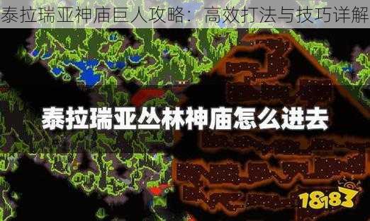 泰拉瑞亚神庙巨人攻略：高效打法与技巧详解