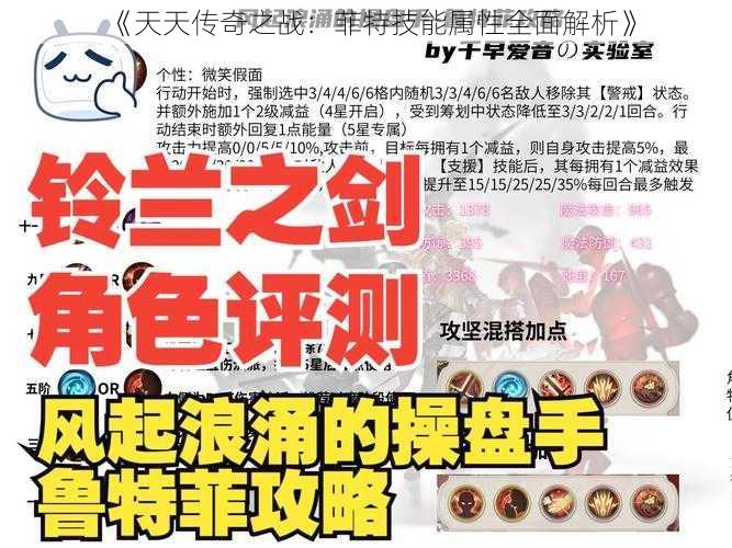 《天天传奇之战：菲特技能属性全面解析》