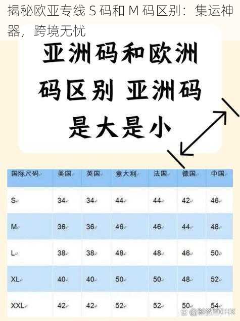 揭秘欧亚专线 S 码和 M 码区别：集运神器，跨境无忧