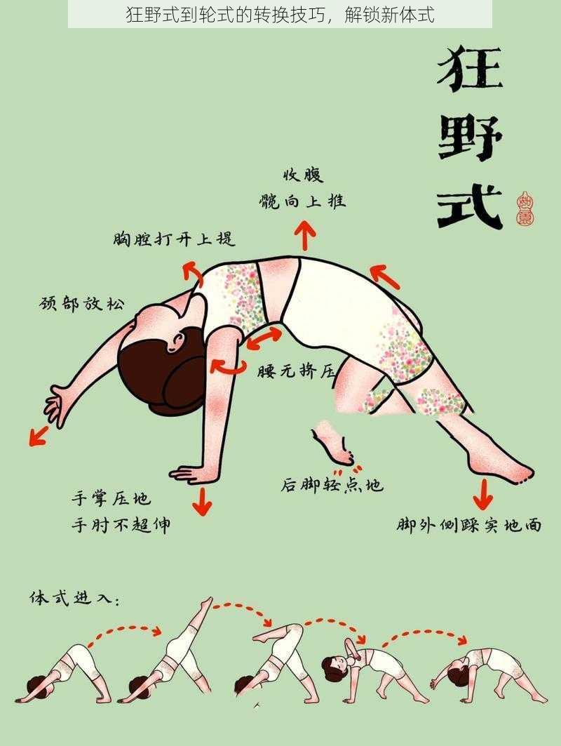 狂野式到轮式的转换技巧，解锁新体式