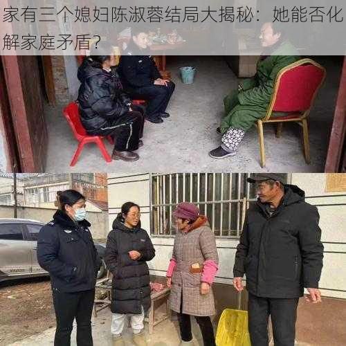 家有三个媳妇陈淑蓉结局大揭秘：她能否化解家庭矛盾？