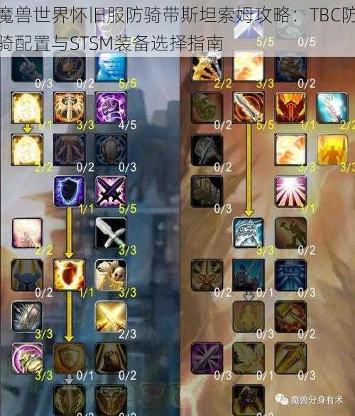 魔兽世界怀旧服防骑带斯坦索姆攻略：TBC防骑配置与STSM装备选择指南