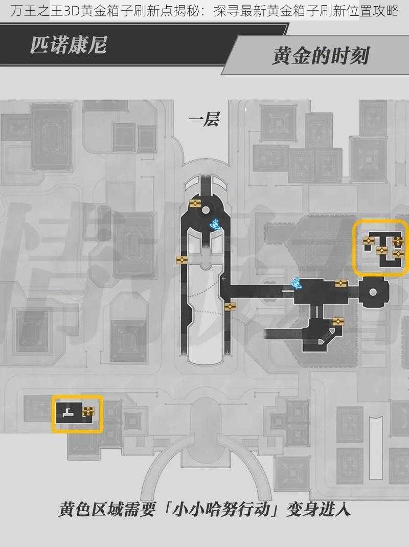 万王之王3D黄金箱子刷新点揭秘：探寻最新黄金箱子刷新位置攻略